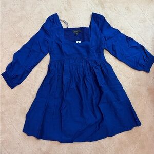 Banana Republic Royal Blue Long Sleeve Dress